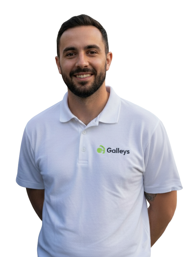 A Galleys team member ready to assist